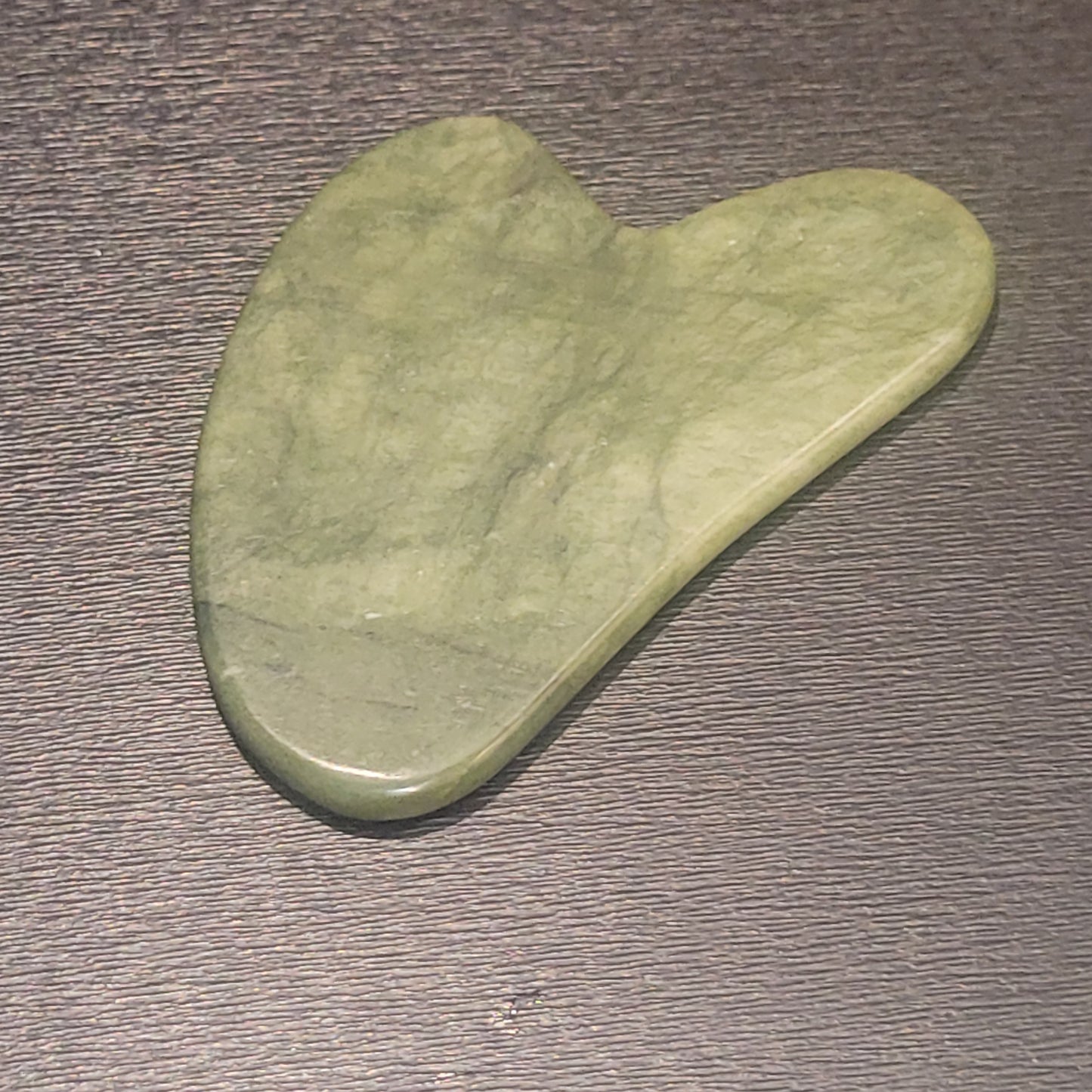 Gua Sha en Jade verte – Outil de massage énergétique