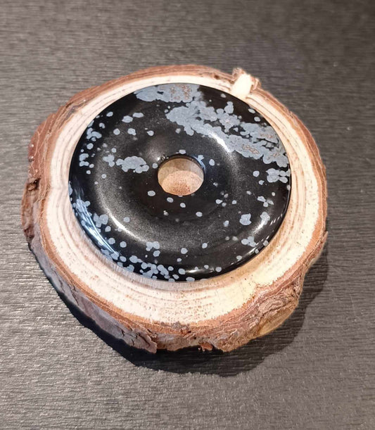 Donut en Obsidienne Neige