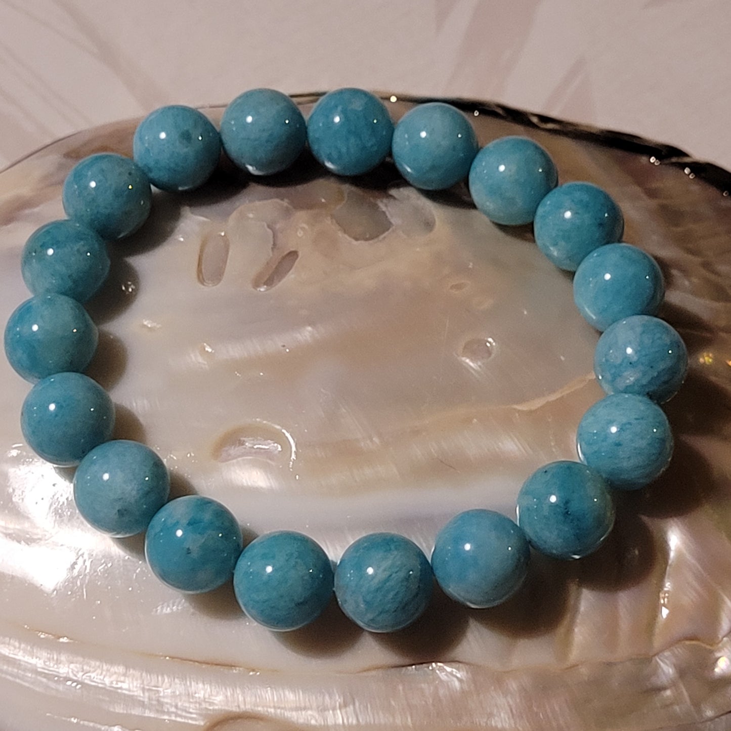 Bracelet Amazonite du Pérou – Bracelet énergétique