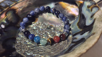 Bracelet Sodalite Chakras – Bracelet énergétique