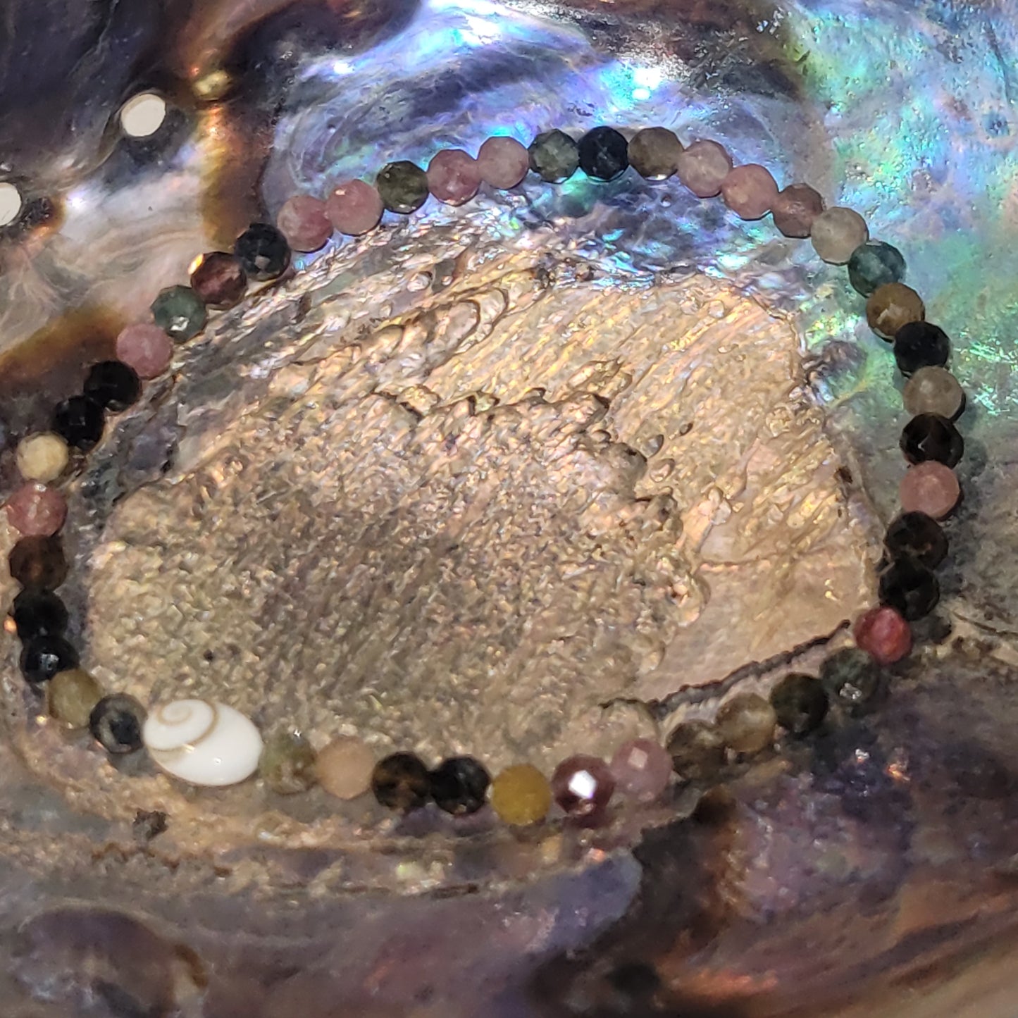 Bracelet Œil de Sainte-Lucie & Tourmaline mixte – Bracelet énergétique