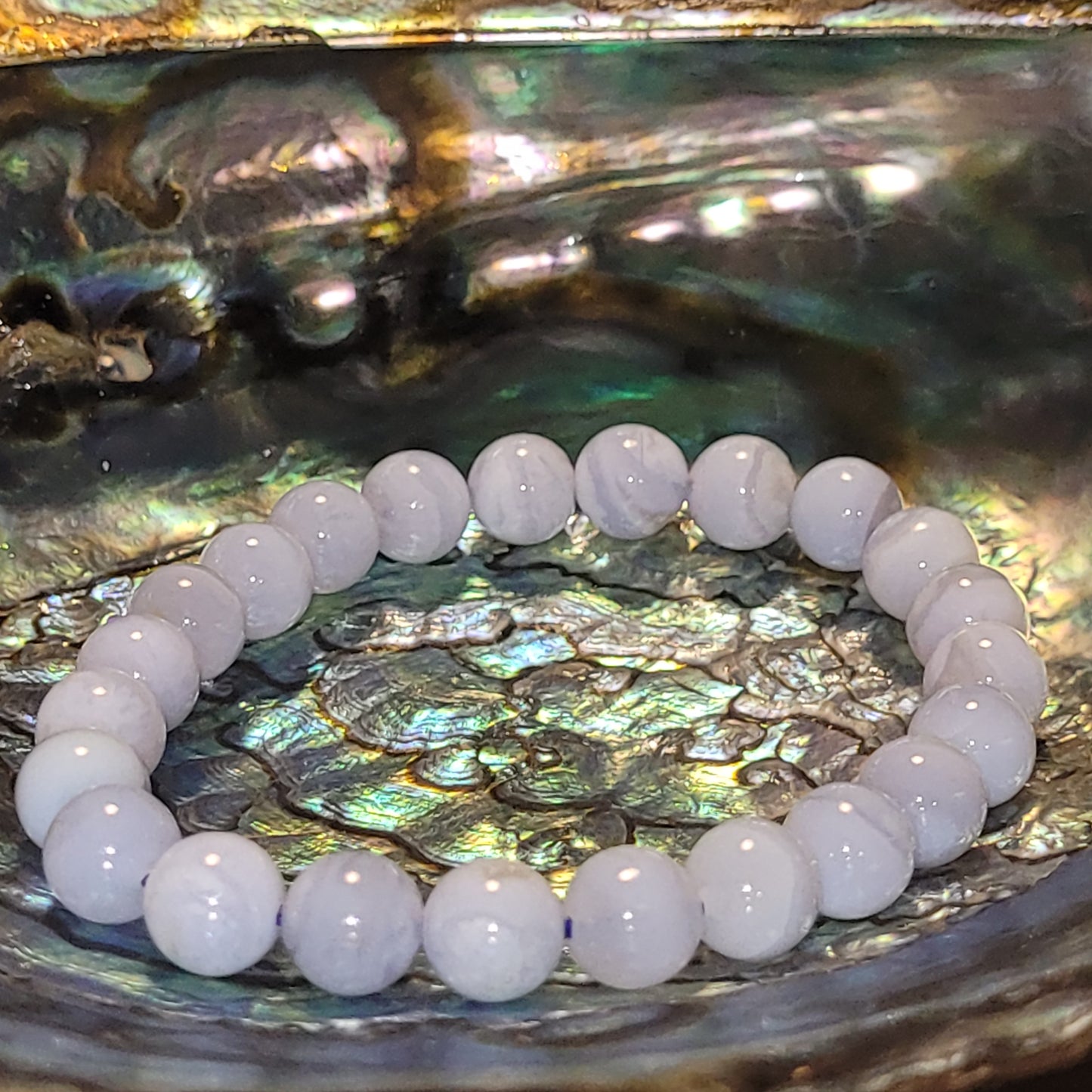 Bracelet Calcédoine – Pierre naturelle