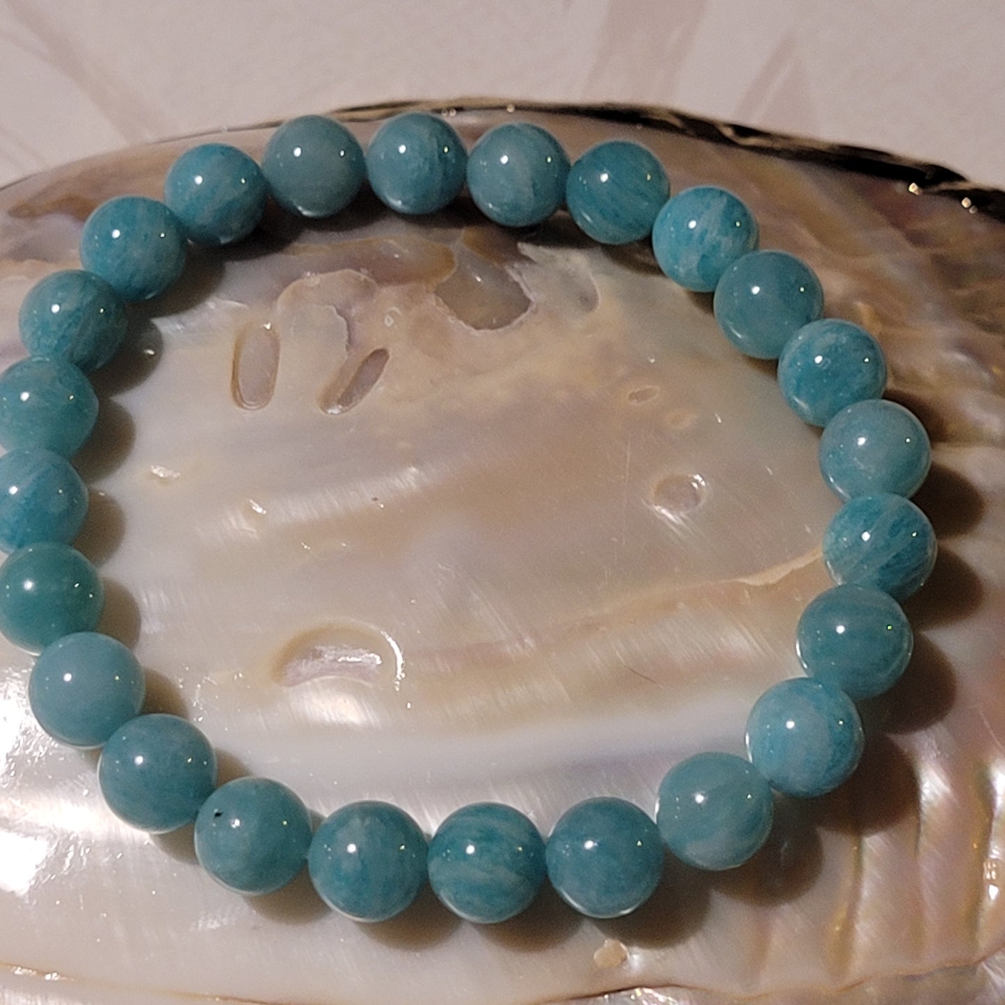 Bracelet Amazonite du Pérou – Bracelet énergétique