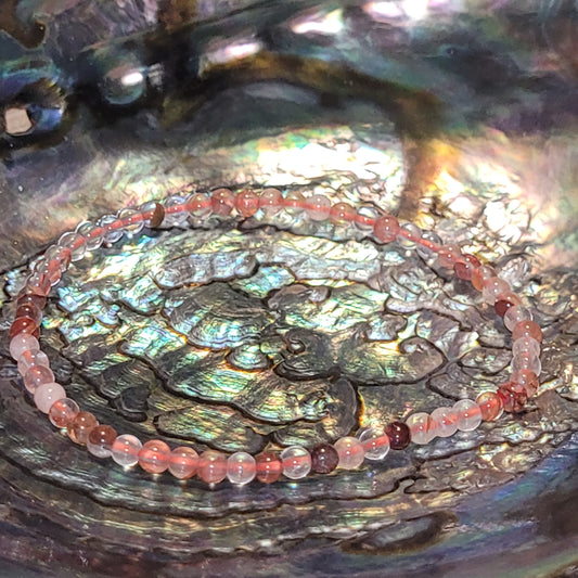 Quartz Hématoïde – Bracelet énergétique