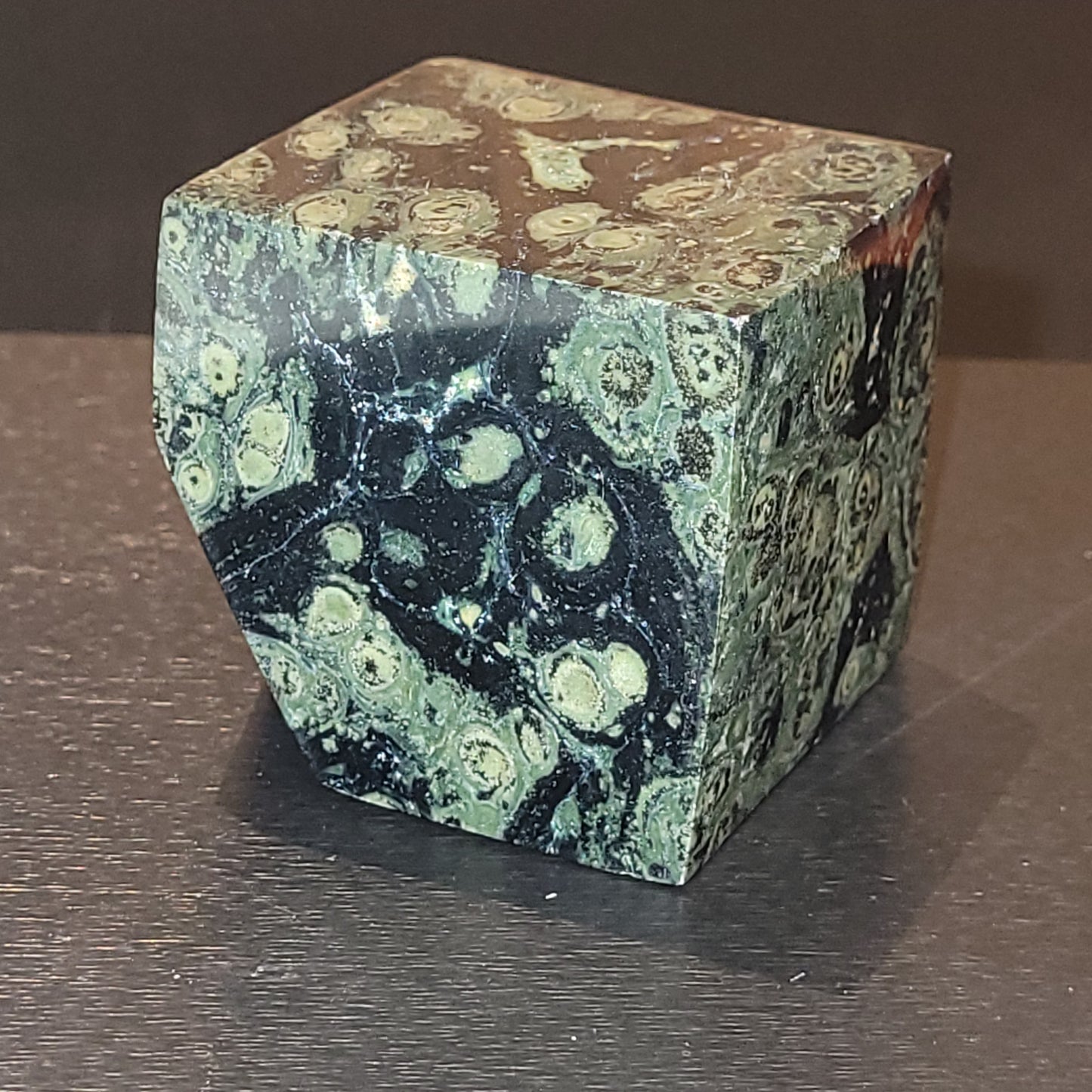 Jaspe Kambaba – Cube 4 cm (260 g environ)