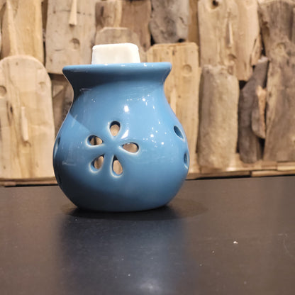 Brûle-parfum Fleur ajourée – Brûle-parfum en céramique