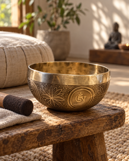 Bol Tibétain Fleur de Vie – Instrument de méditation