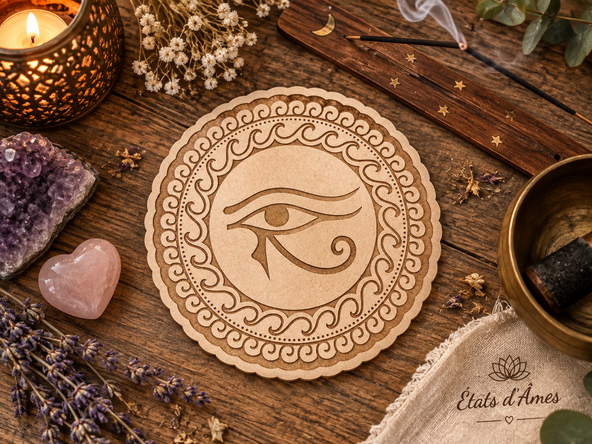 Disque Œil d’Horus – Objet décoratif