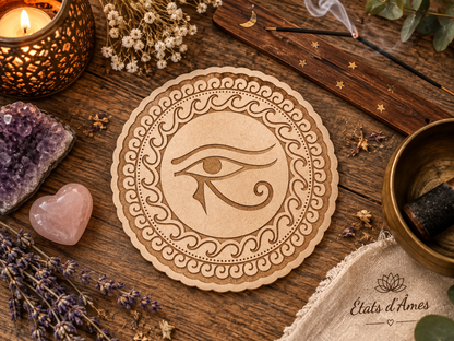 Disque Œil d’Horus – Objet décoratif