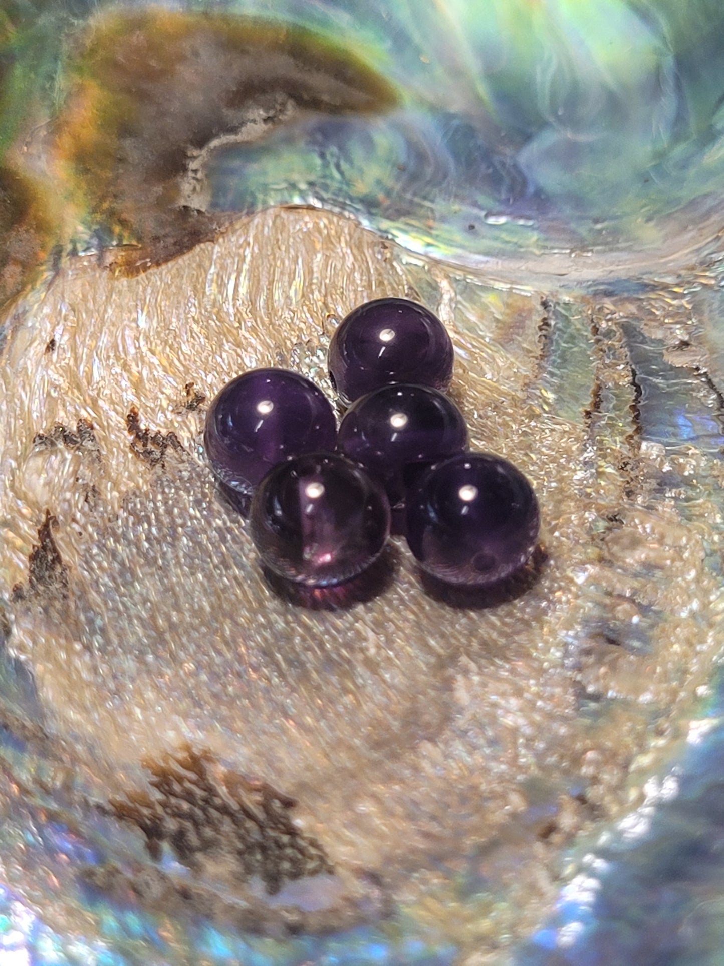 Fil de perles - Améthyste Qualité A+