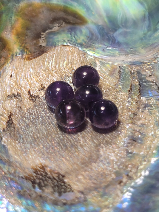 Fil de perles - Améthyste Qualité A+