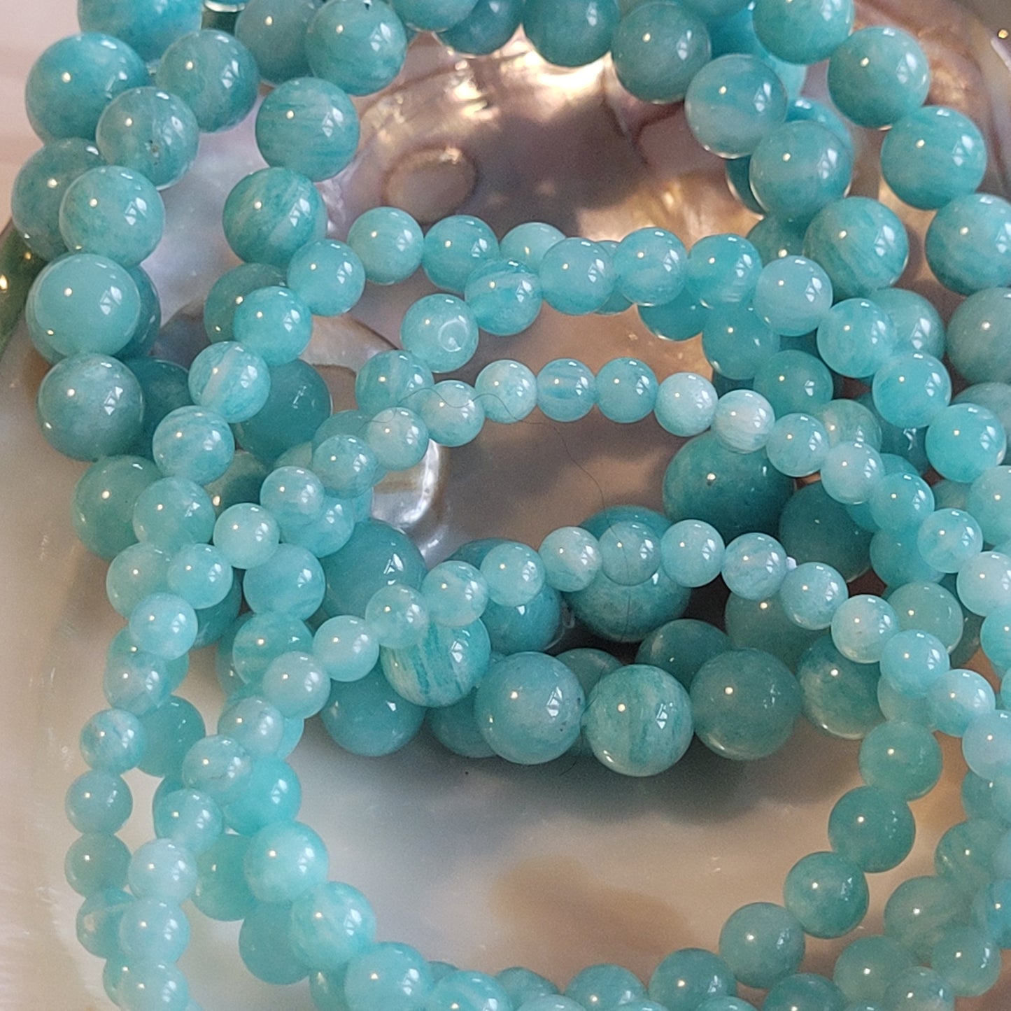 Bracelet Amazonite du Pérou – Bracelet énergétique