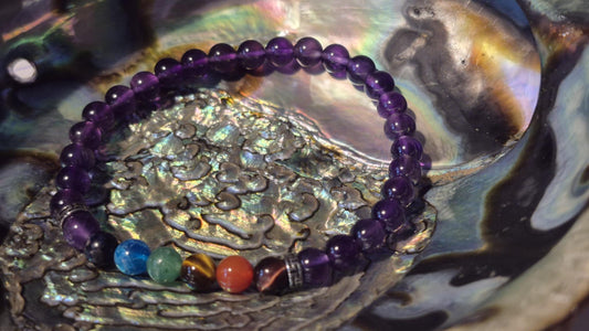 Bracelet Améthyste Chakras – Bracelet énergétique