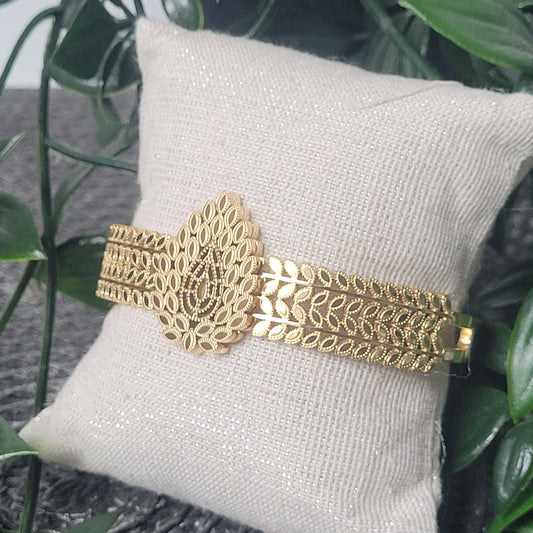 Bracelet Feuille Royale – Bracelet inoxydable