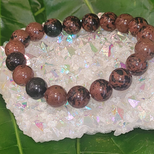 Bracelet Obsidienne Acajou A