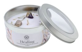 🕯️ Healing – Bougie artisanale apaisante en boîte métal