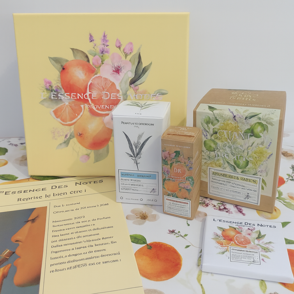 Coffret bien-être aux huiles essentielles bio