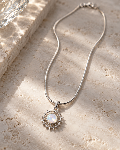 Pendentif Pierre de Lune – Bijou en argent