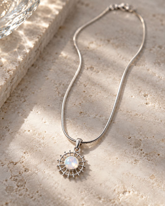Pendentif Pierre de Lune – Bijou en argent