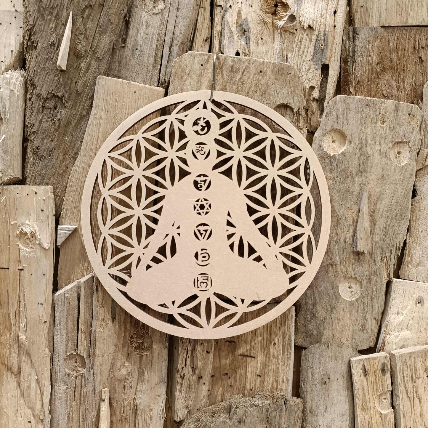 Fleur de Vie Bouddha – Décoration sacrée