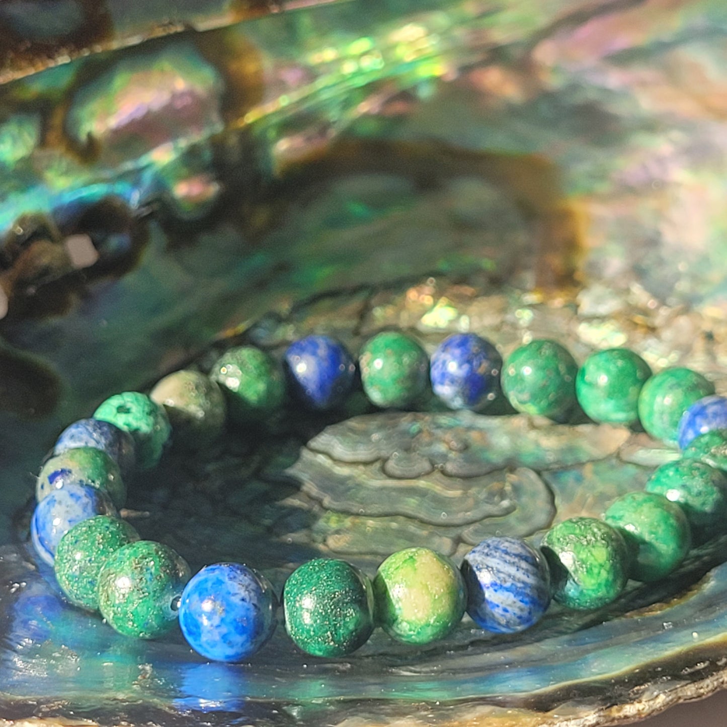 Bracelet Azurite Malachite – Pierre naturelle
