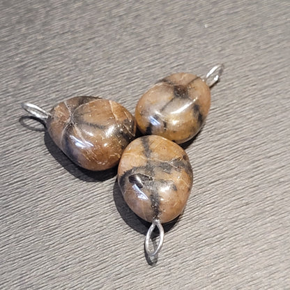 Pendentif Chiastolite – Pierre naturelle