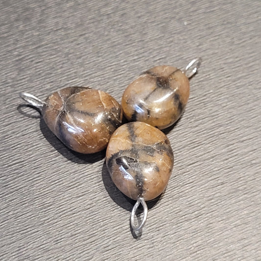 Pendentif Chiastolite – Pierre naturelle
