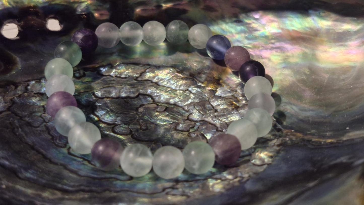 Bracelet Fluorite Mat – Bracelet énergétique