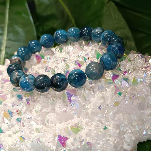 Bracelet Apatite Bleue AA+