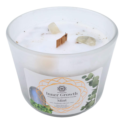 🕯️ Inner Growth Mint – Bougie artisanale croissance intérieure