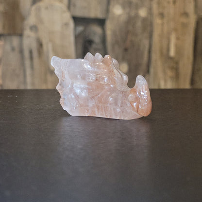 Tête de dragon en Jaspe Hématoïde – Sculpture décorative