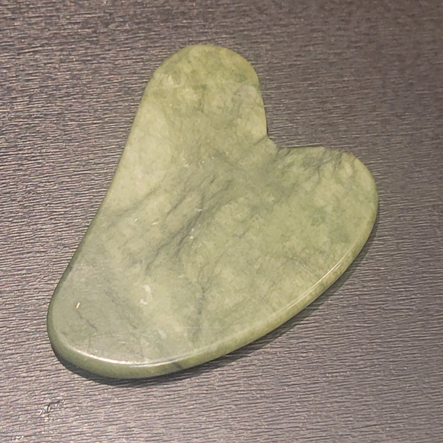 Gua Sha en Jade verte – Outil de massage énergétique