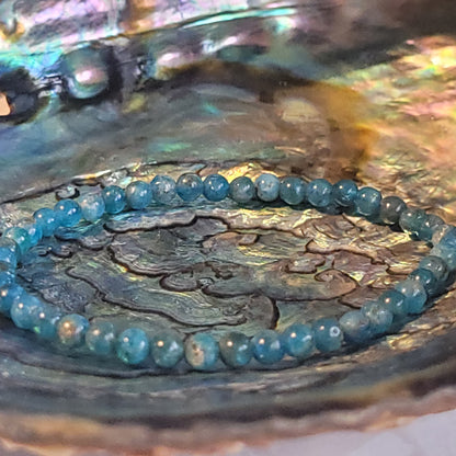 Bracelet Apatite Bleue