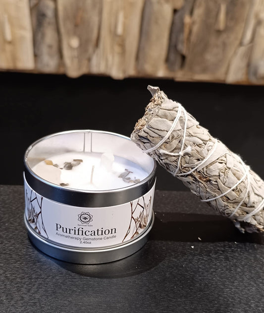 🕯️ Positivity – Bougie artisanale optimiste en boîte métal