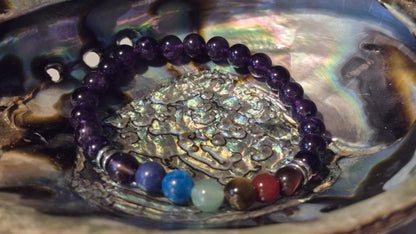 Bracelet Améthyste Chakras – Bracelet énergétique